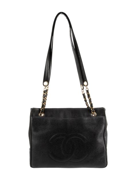chanel caviar tote bag timeless cc
